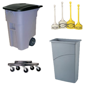 Containers, Lids, Butt Cans, Dollies